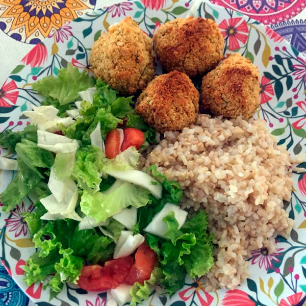 falafel de garbanzos